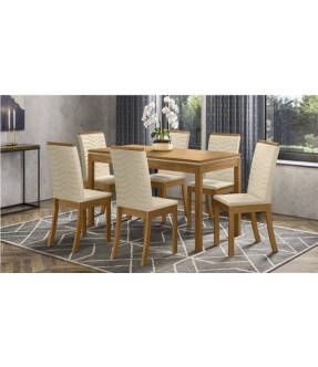 DINING TABLE CHAN REF S227-127 (2 PC) 6 PLACES RE